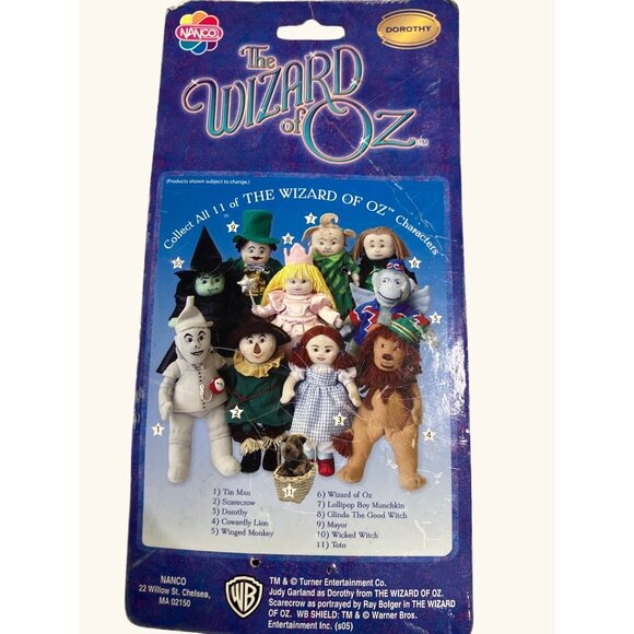 Dorothy Wizard Of Oz 14" Plush Doll By Sugar Loaf With Gingham Dress & Red Shoes - Picture 11 of 12